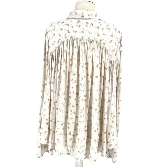 Free People Top Floral Medium Bohemian - Picture 2 of 8